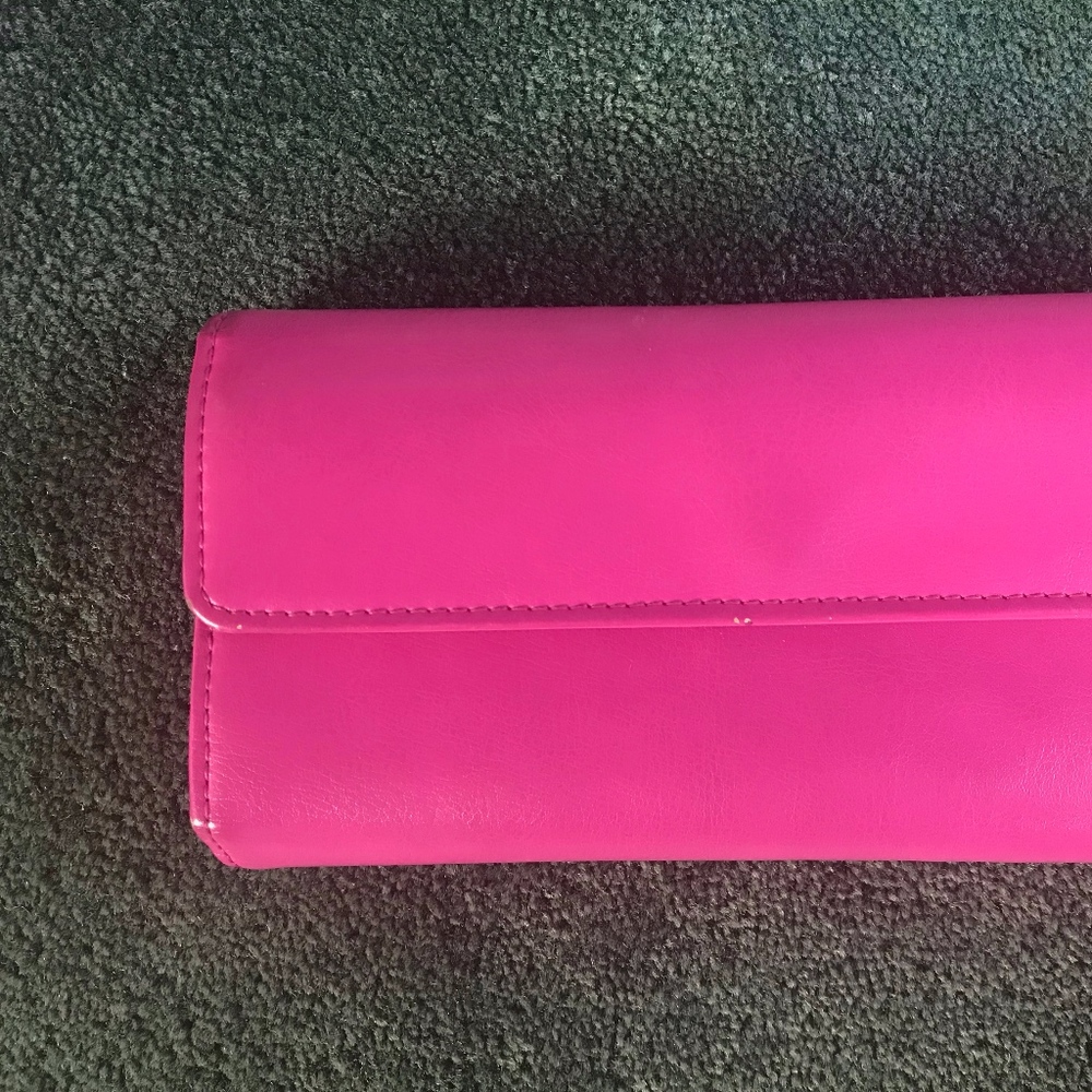 Pink Tri-fold Wallet